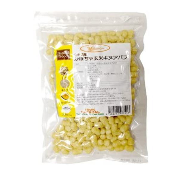 かぼちゃ玄米キヌアパフ 50ｇ（犬用）おやつ　アレルギー　小麦粉不使用　グルテンフリー