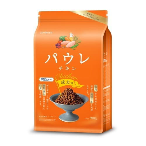 【パウレ 】 チキン (成犬用 )   天然のデンタルケア成分配合　アスコフィラムノドサム　天然の海藻　グルテンフリー　歯垢　歯石　口臭を軽減　チキン生肉　野菜　フルーツ