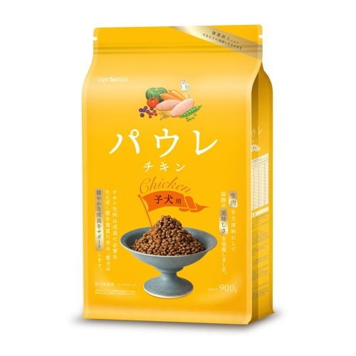 【パウレ 】 チキン (子犬用 )   グルテンフリー　妊娠中・授乳中の母犬　子犬　たんぱく質豊富　体づくりをサポート　チキン生肉　野菜　フルーツ
